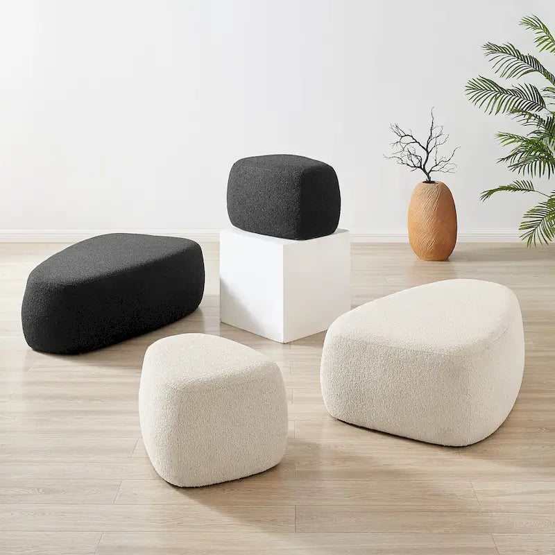 Pouf Carlese Boucle