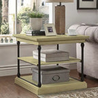 Table d'appoint de rangement Barnstone Cornice Accent par iNSPIRE Q Artisan