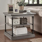 Table d'appoint de rangement Barnstone Cornice Accent par iNSPIRE Q Artisan