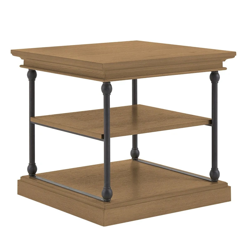 Table d'appoint de rangement Barnstone Cornice Accent par iNSPIRE Q Artisan