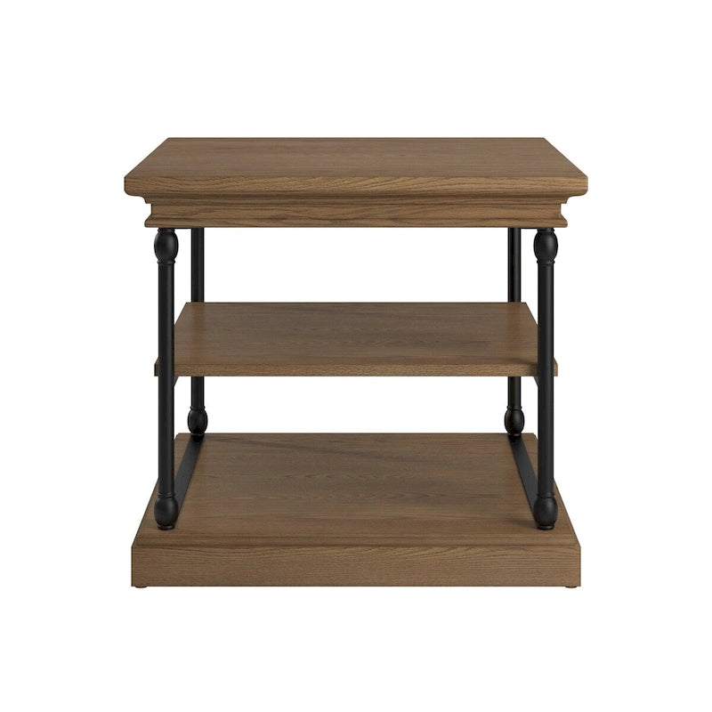 Table d'appoint de rangement Barnstone Cornice Accent par iNSPIRE Q Artisan