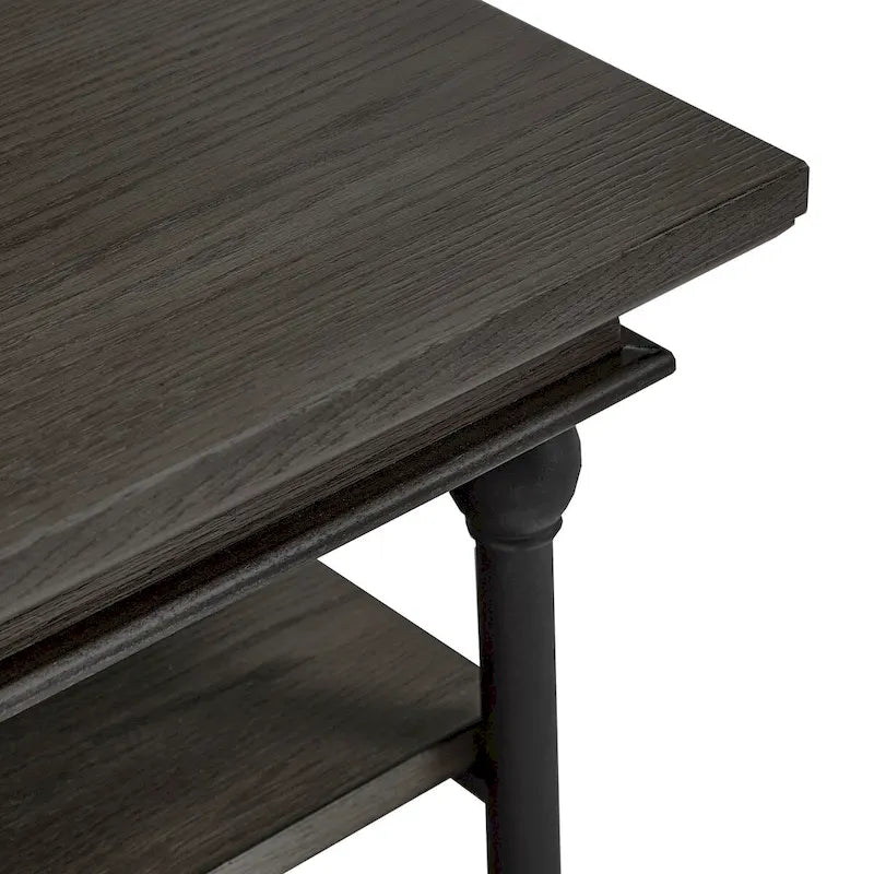 Table d'appoint de rangement Barnstone Cornice Accent par iNSPIRE Q Artisan