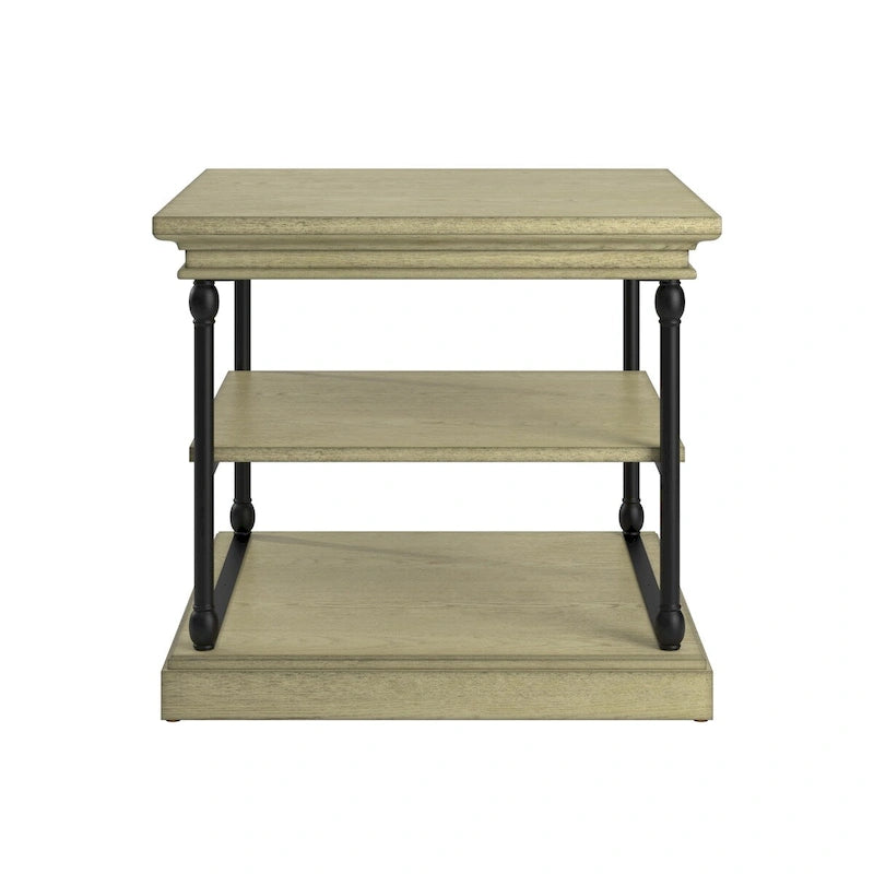 Table d'appoint de rangement Barnstone Cornice Accent par iNSPIRE Q Artisan