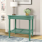 Tavolino in crema Copper Grove Reine con ripiano in rattan