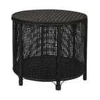 Tavolino d'appoggio in bambù e rattan
