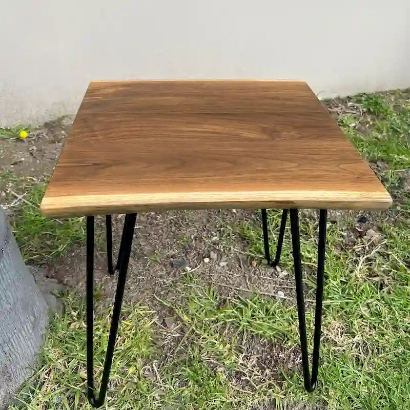 Greenage Teak Tavolino da caffè in Teak massiccio con bordo naturale