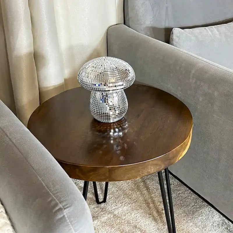 Greenage Teak Tavolino da caffè in Teak massiccio con bordo naturale