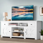 Moasis 70 Mobile TV Rustico, Centro Intrattenimento con Presa di Corrente per TV Fino a 80 Pollici - 70L x 15,5P x 30H
