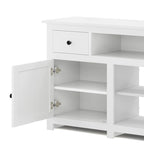 Moasis 70 Mobile TV Rustico, Centro Intrattenimento con Presa di Corrente per TV Fino a 80 Pollici - 70L x 15,5P x 30H