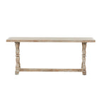 Consolle o panca in legno con dettagli invecchiati - Marrone - Roche River Decor