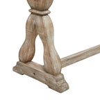 Consolle o panca in legno con dettagli invecchiati - Marrone - Roche River Decor