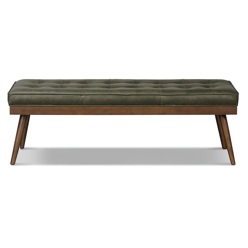 Panca Luca Poly & Bark - Vera pelle italiana pieno fiore