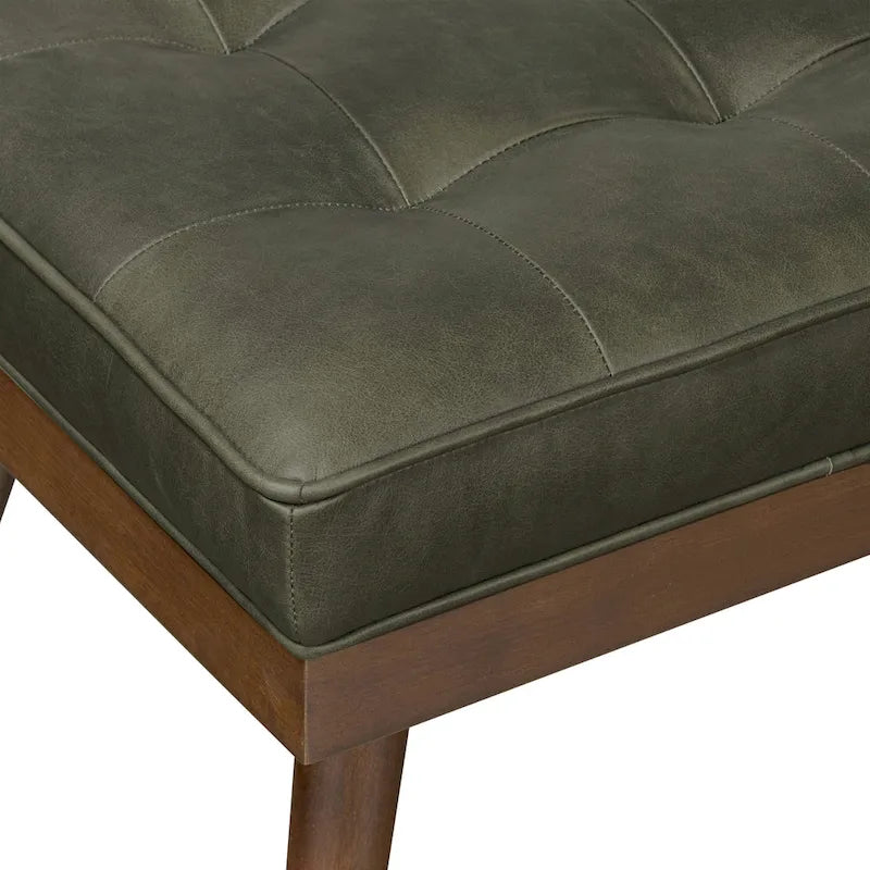 Panca Luca Poly & Bark - Vera pelle italiana pieno fiore