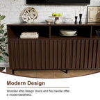 Buffet de cuisine, meuble de rangement, console de bar, desserte de style Mid-Century