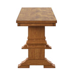 Panca da pranzo in legno con gambe a cavalletto bicolore Eleanor di iNSPIRE Q Classic