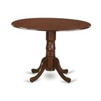 East West Furniture Ensemble de table de cuisine - une table de salle à manger ronde et des chaises de salle à manger, Acajou (Options de pièces)