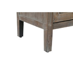 Madia in Legno a 4 Ante con Tessitura Spigata, Mobiletto Vintage American Country