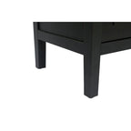 Madia in Legno a 4 Ante con Tessitura Spigata, Mobiletto Vintage American Country