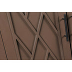 Madia in Legno a 4 Ante con Tessitura Spigata, Mobiletto Vintage American Country