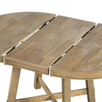 Tavolo da pranzo allungabile rotondo da fattoria con prolunga da 16 - Elegante tavolo da cucina in legno