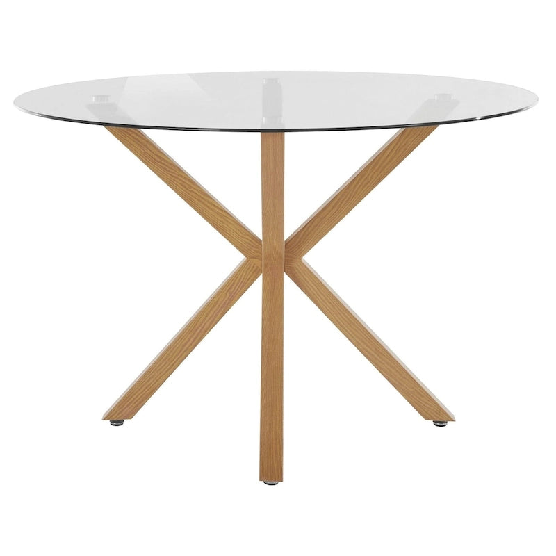 Tavolo da pranzo in vetro Ren Home Jumi - Rovere