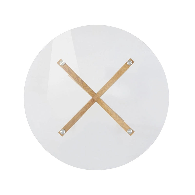 Tavolo da pranzo in vetro Ren Home Jumi - Rovere
