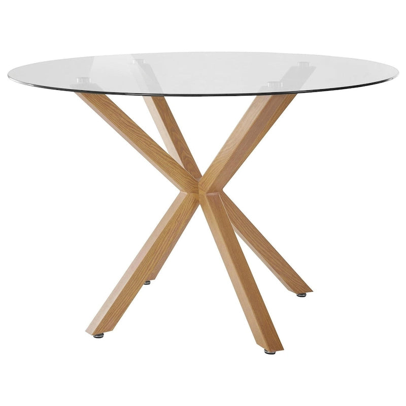 Tavolo da pranzo in vetro Ren Home Jumi - Rovere