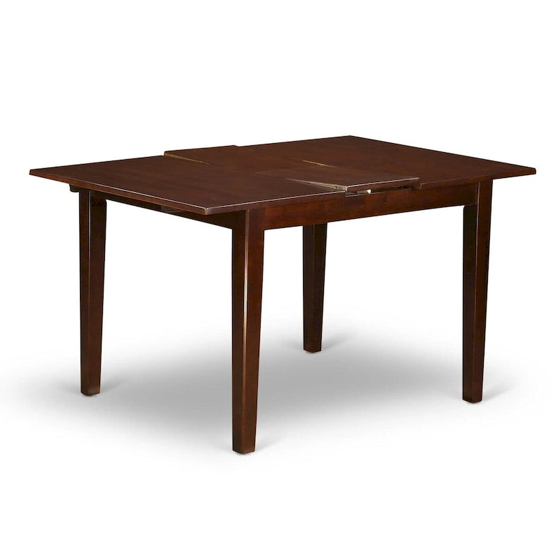 Set da pranzo East West Furniture Composto da un tavolo da pranzo rettangolare e sedie da pranzo con una panca (Opzioni di tipo di seduta della sedia)