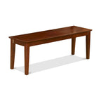 Set da pranzo East West Furniture Composto da un tavolo da pranzo rettangolare e sedie da pranzo con una panca (Opzioni di tipo di seduta della sedia)