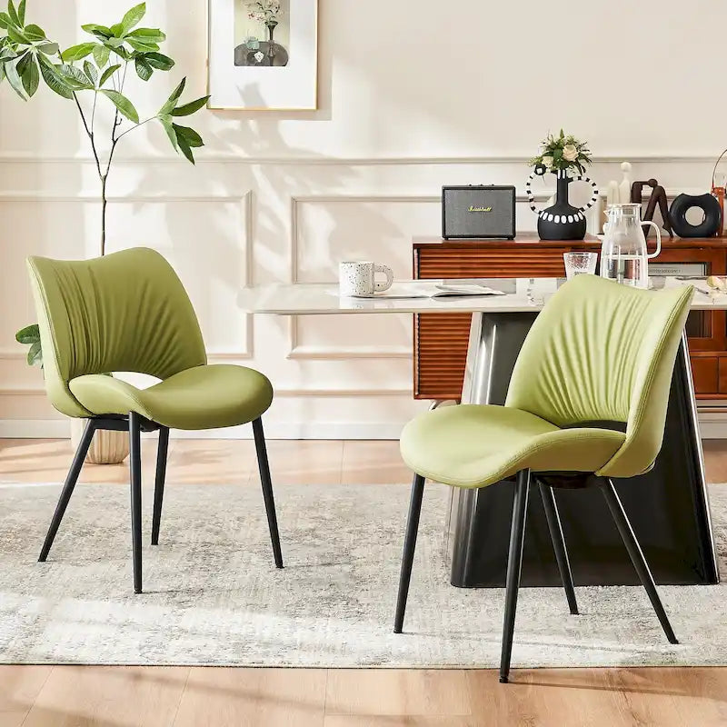 Chaises de cuisine modernes pour salle à manger, lot de 2, supportent jusqu'à 136 kg