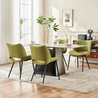 Chaises de cuisine modernes pour salle à manger, lot de 2, supportent jusqu'à 136 kg