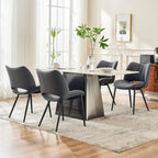 Chaises de cuisine modernes pour salle à manger, lot de 2, supportent jusqu'à 136 kg