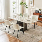 Chaises de cuisine modernes pour salle à manger, lot de 2, supportent jusqu'à 136 kg