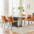 Chaises de cuisine modernes pour salle à manger, lot de 2, supportent jusqu'à 136 kg