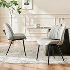 Chaises de cuisine modernes pour salle à manger, lot de 2, supportent jusqu'à 136 kg