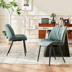 Chaises de cuisine modernes pour salle à manger, lot de 2, supportent jusqu'à 136 kg