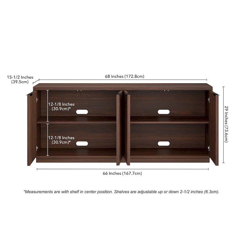 Mansfield 68 Tavolo a buffet rettangolare largo - 68 di larghezza