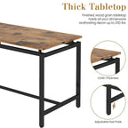Set Tavolo da Pranzo e Sedie a 5 Pezzi, Set Tavolo da Pranzo Industriale Moderno, Dinette, Set da Pranzo Salvaspazio per Piccoli Ambienti, Pub