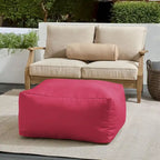Pouf Sorra Home Sunbrella da esterno, solido, con bordo affilato