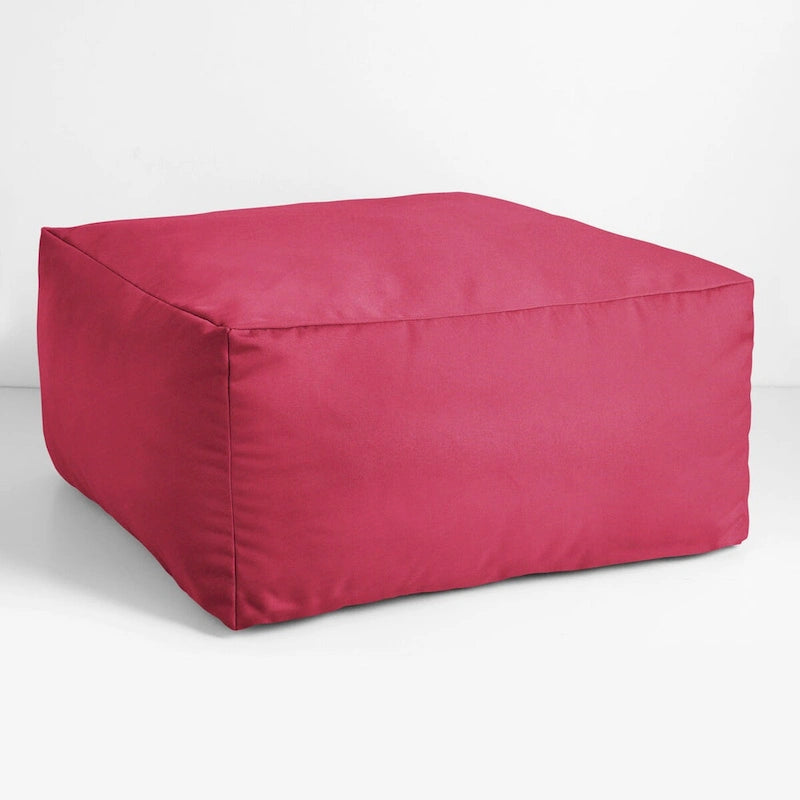 Pouf Sorra Home Sunbrella da esterno, solido, con bordo affilato