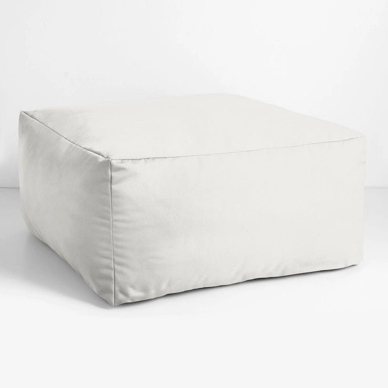 Pouf Sorra Home Sunbrella da esterno, solido, con bordo affilato
