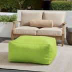 Pouf Sorra Home Sunbrella da esterno, solido, con bordo affilato