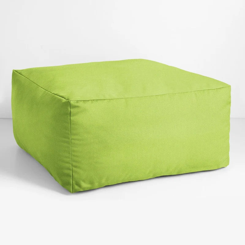 Pouf Sorra Home Sunbrella da esterno, solido, con bordo affilato