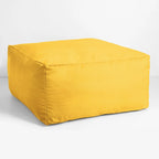 Pouf Sorra Home Sunbrella da esterno, solido, con bordo affilato