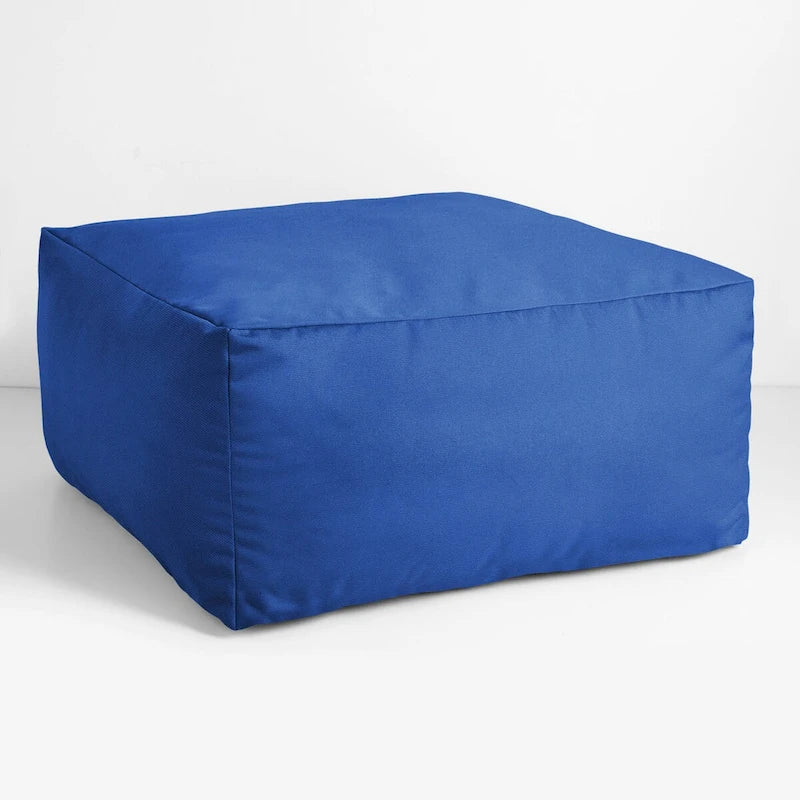 Pouf Sorra Home Sunbrella da esterno, solido, con bordo affilato