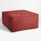 Pouf Sorra Home Sunbrella da esterno, solido, con bordo affilato
