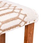 Banc de rangement capitonné à 1 étagère pour entrée et chambre - 45,7 cm H x 86,4 cm L x 30,5 cm P