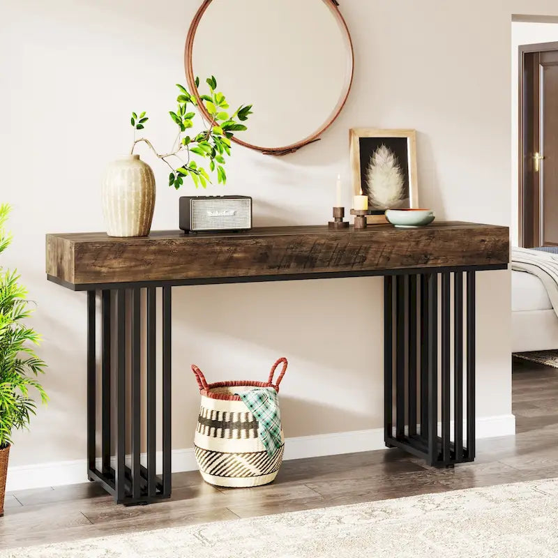 Table console de 55 pouces pour entrée
