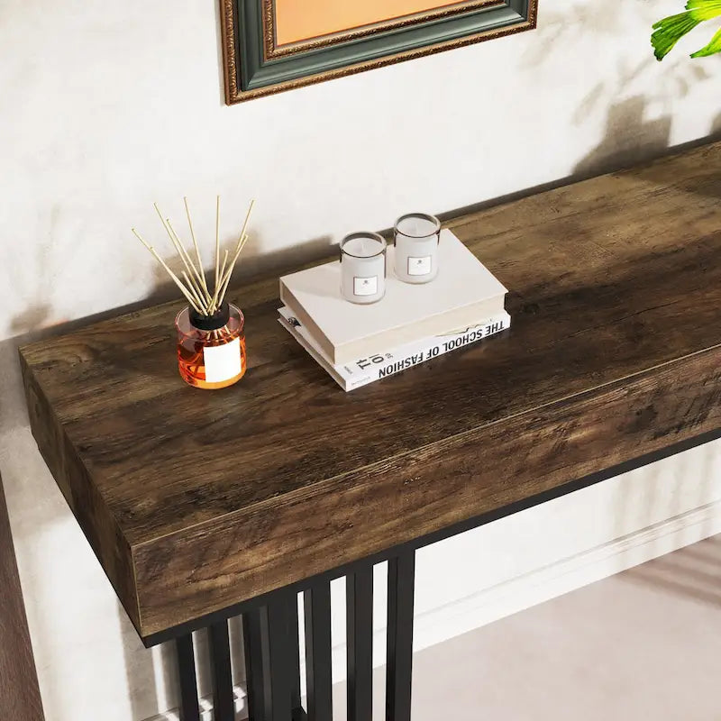 Table console de 55 pouces pour entrée