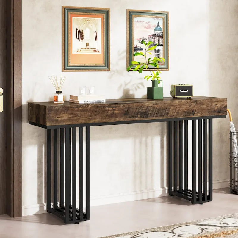 Table console de 55 pouces pour entrée